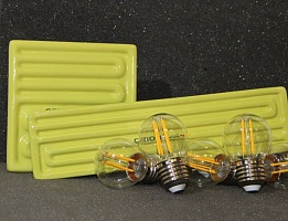 Ceramiczny płaski element grzejny na podczerwień