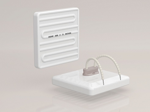 Ceramiczny pusty element grzejny na podczerwień