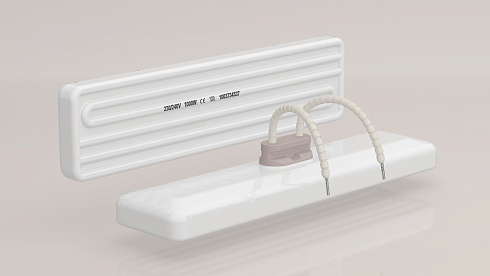 Ceramiczny pusty element grzejny na podczerwień