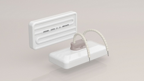 Ceramiczny pusty element grzejny na podczerwień